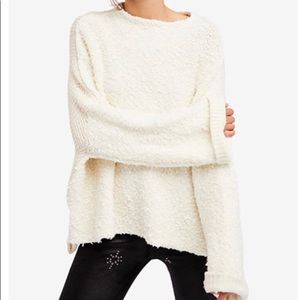Free People Cuddle Up Pullover, Ivory